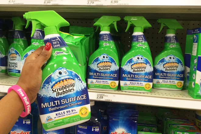 Scrubbing Bubbles Multi-Surface Bathroom Cleaner for $1.54 at Target (Regularly $2.69)