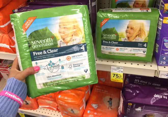 RUN! Up to 90% Off Seventh Generation and CVS Diapers CVS Clearance Find