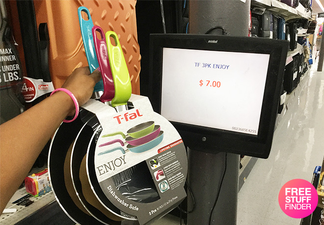 Walmart Clearance Find: T-Fal Enjoy Frying Pan 3-Piece Set JUST $7 (Regularly $30)