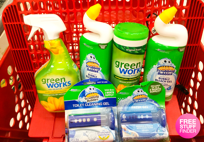 Target: Green Works & Scrubbing Bubbles Starting at 83¢ each! (Five Scenarios)