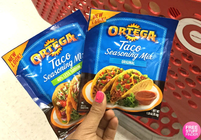 PRINT NOW! $1/2 Ortega Products Coupon - Taco Seasoning Mix ONLY 29¢ at Target!