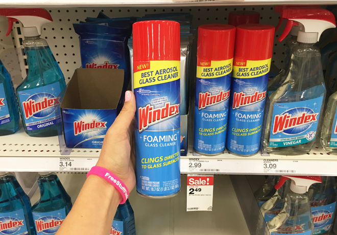 Windex Foaming Glass Cleaner Only $1.36 at Target (Regularly $3)