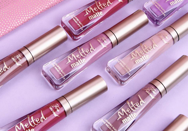 FREE Too Faced Melted Lipstick with 2 Melted Matte Lipsticks Purchase + FREE Shipping