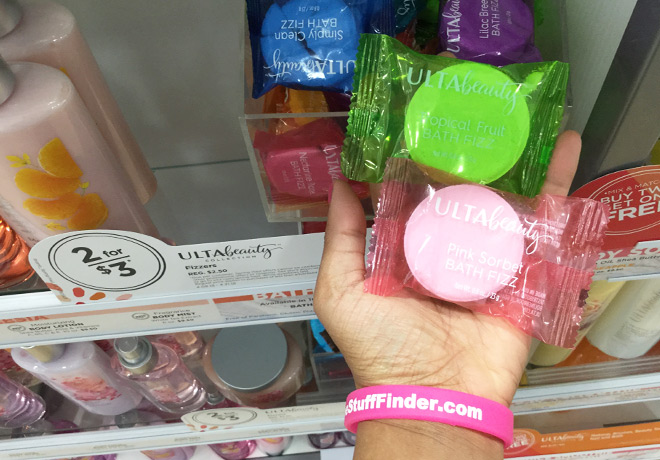 Ulta Bath Fizzers 2 for $3 (Just $1.50 Each!)