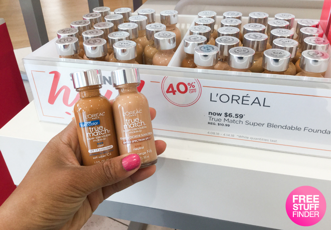 Ulta Spring Haul Event: 40% Off L’Oreal True Match Foundation (Shop In-Store & Online)