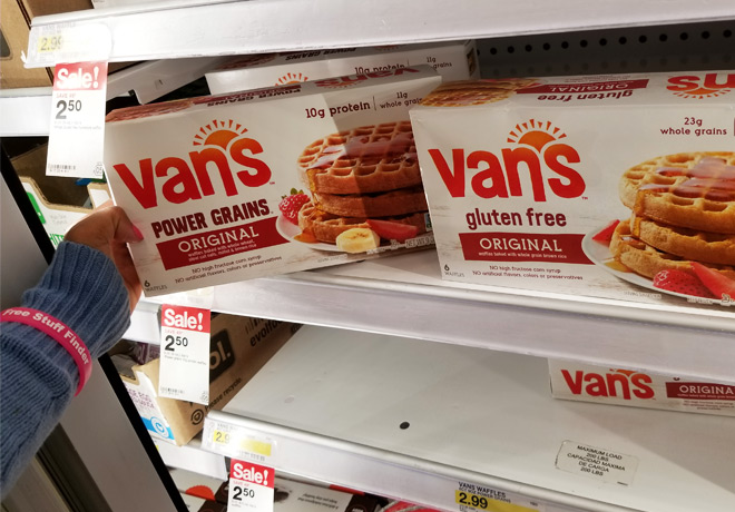 Van's Gluten Free Frozen Waffles ONLY 50¢ at Target (Regularly $3) - Print Now!