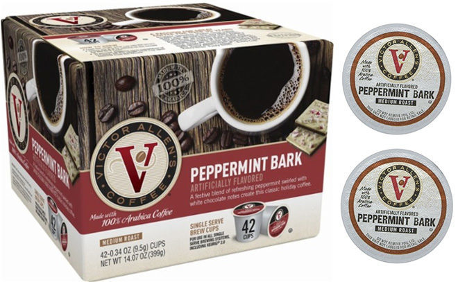 *HOT* Victor Allen's Peppermint Bark Coffee - Just 24¢ per K-Cup + FREE Pickup
