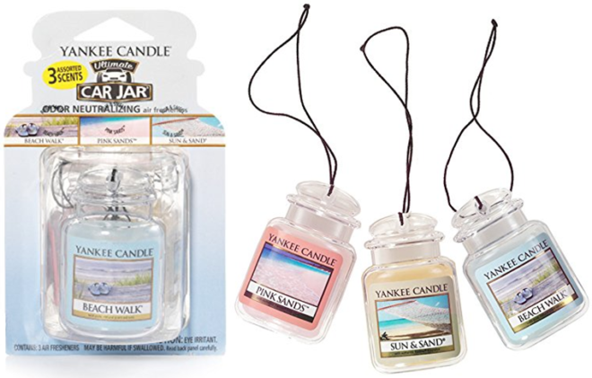 Amazon: Yankee Candle Car Jar Ultimate Hanging Air Freshener 3-Pack Only $10.99
