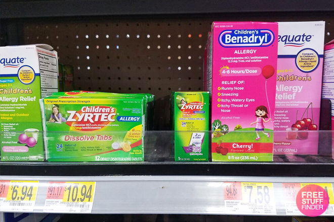 *NEW* $12 in Zyrtec & Rhinocort Coupons (Zyrtec Dissolve Tabs Just $6.94 at Walmart)