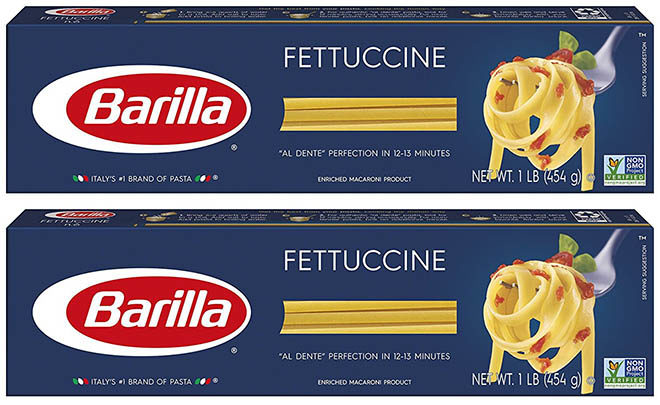 Amazon: Barilla Fettuccine Pasta 8-Pack for Just $7.60 - ONLY 95¢ per Box!