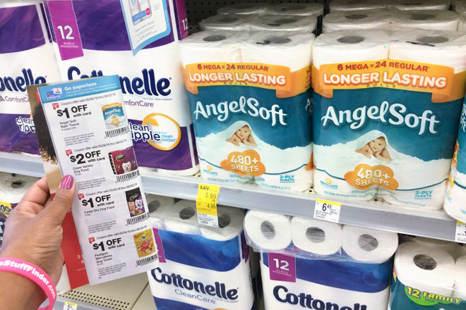 Angel Soft Bath Tissue 6 Mega Rolls Pack Just $3.99 at Walgreens - Only 67¢ per Roll!