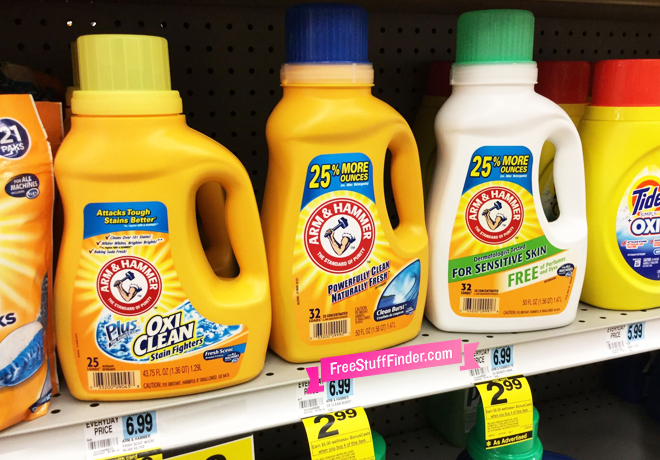 Arm & Hammer Laundry Detergent, Just 74¢ Per Bottle at Rite Aid (REG $7)