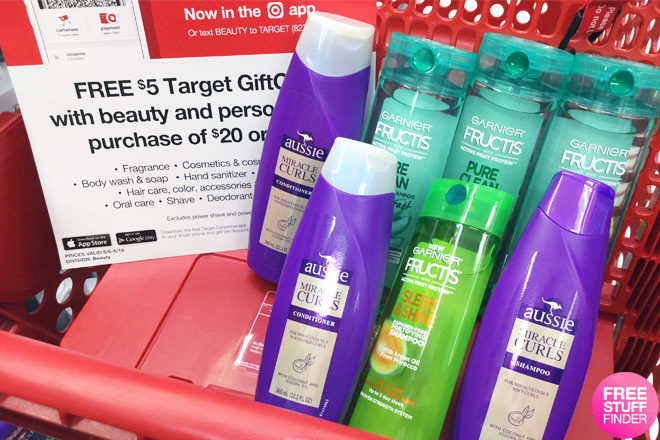 FREE $5 Target Gift Card with $20 Beauty & Personal Care Purchase (STOCK UP!)