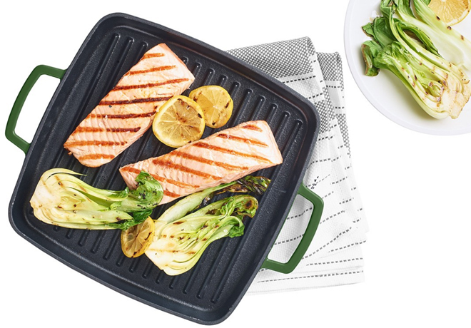 Macy's: Martha Stewart Cast Iron Grill Pan, Just $34.99 (Regularly $100!)