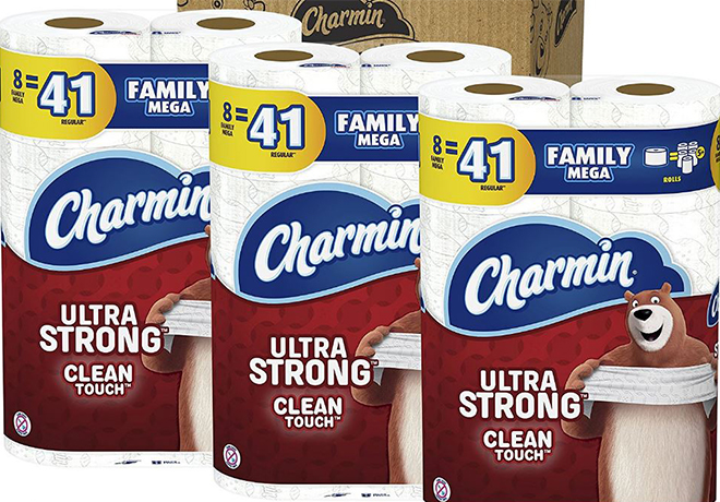 Amazon: Charmin Bath Tissue 24-Count Just $25.49 + FREE Shipping ($1.06 per Roll)