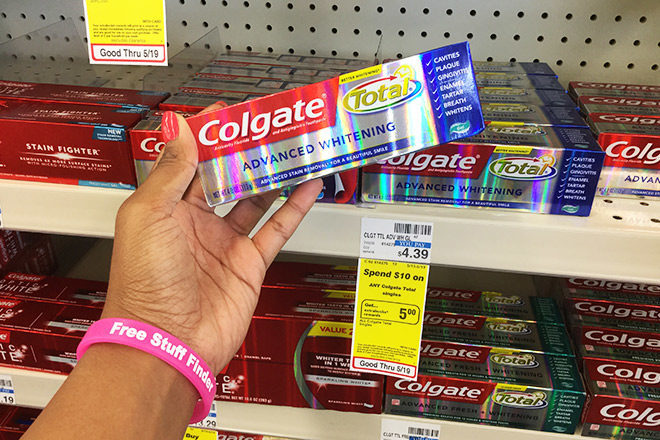 Colgate Total Advanced Whitening Toothpaste Only 72¢ at CVS (Reg $4.39)