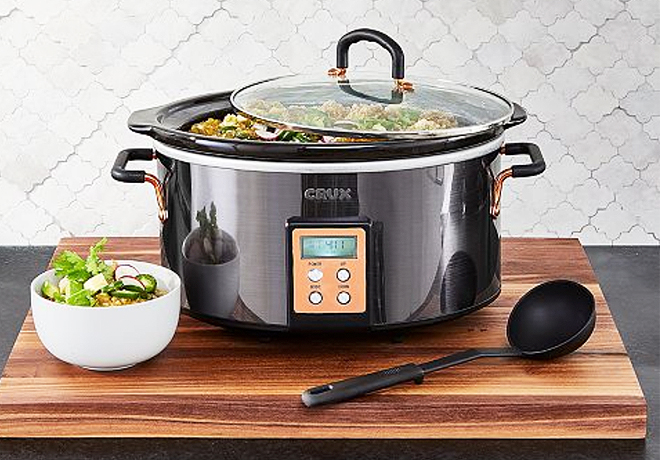 Macy's: Crux Programmable Slow Cooker, Just $29.98 (Regularly $75)