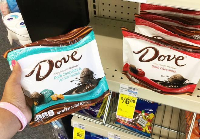 CVS: Dove Promises Chocolate Stand-Up Bags, Only $1 Each (Regularly $4.59)