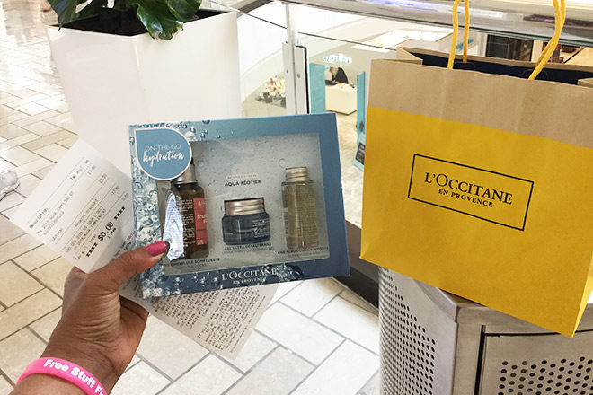 FREE On-the-Go Hydration Set at L'Occitane (NO Purchase Needed In-Stores!)