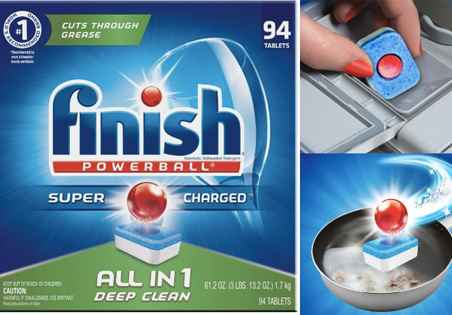 Amazon: Finish Dishwasher Detergent Tablets (94-Count) ONLY $14.17 + FREE Shipping