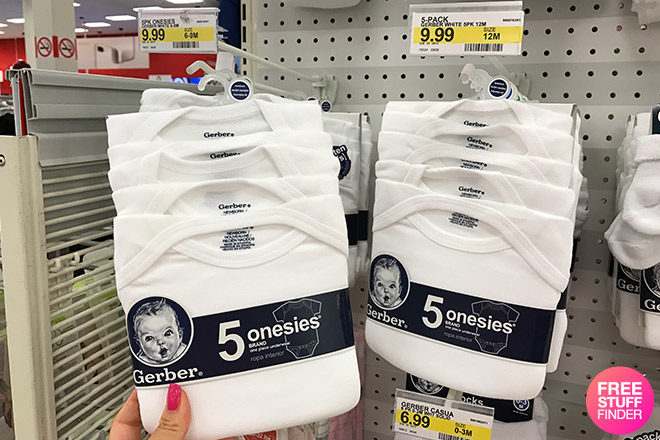 NEW $3 in Gerber Apparel Coupons = Shirts & Onesies from 90¢ Each at Target!