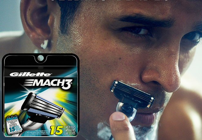 Amazon: Gillette Mach3 Razor Blade Refills (15-Count), ONLY $19.49 - Just $1.30 Each!