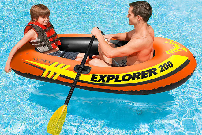 Intex Explorer 2-Person Inflatable Boat for Just $9.99 on Amazon (Regularly $25)