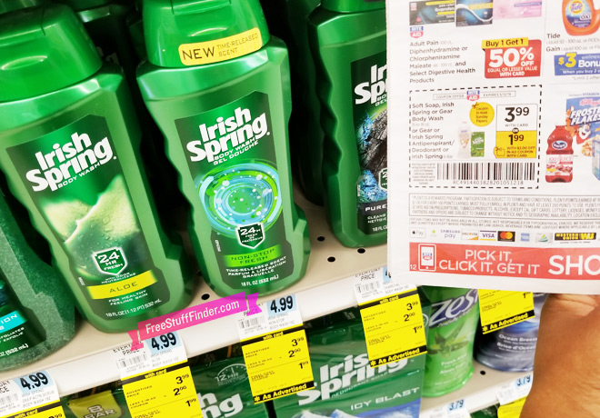 Irish Spring Body Wash Only 99¢ at Rite Aid (Regularly $5) - Print Coupon Now!