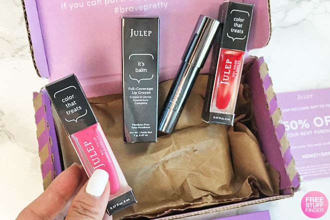 FREE Julep Beauty Box - Just Pay Shipping (3 Full Sized Items $55+ Value)