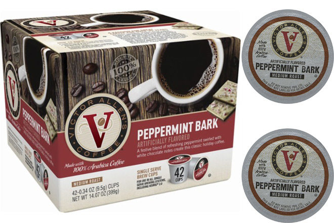 Victor Allen’s Peppermint Bark 42-Count K-Cups JUST $6.99 (ONLY 17¢ Each)
