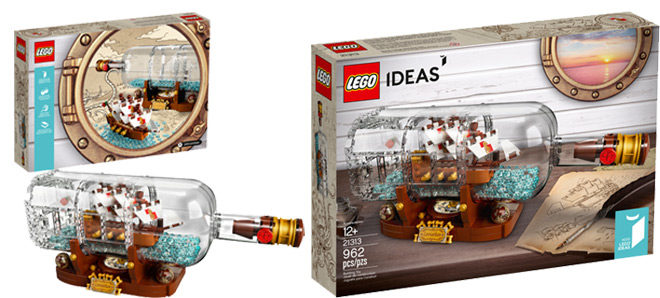 LEGO Ideas Ship in a Bottle ONLY $59.88 + FREE Shipping