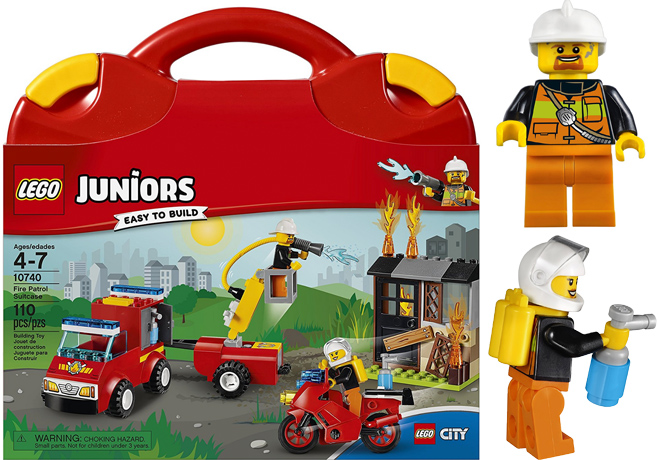 Amazon: LEGO Juniors Fire Patrol Suitcase, Just $15.99 - BEST Price!