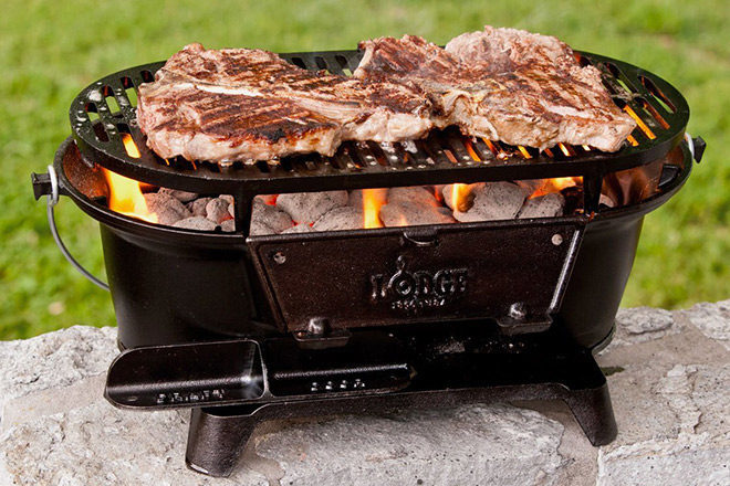 Lodge Pre-Seasoned Sportsman Charcoal Grill Only $85.97 + FREE Shipping (Reg $145)
