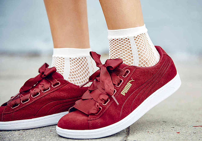 Puma Vikky Ribbon Women's Sneakers for Only $29.98 at Macy's (Regularly $65)