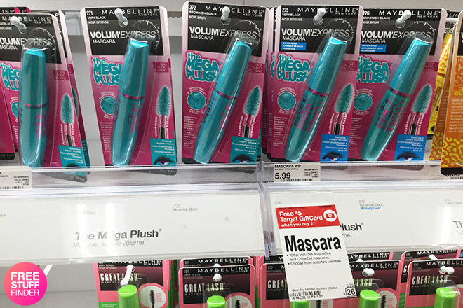 Target Online: Maybelline Volum Express The Mega Plush Mascara ONLY 99¢ (Reg $3.49)