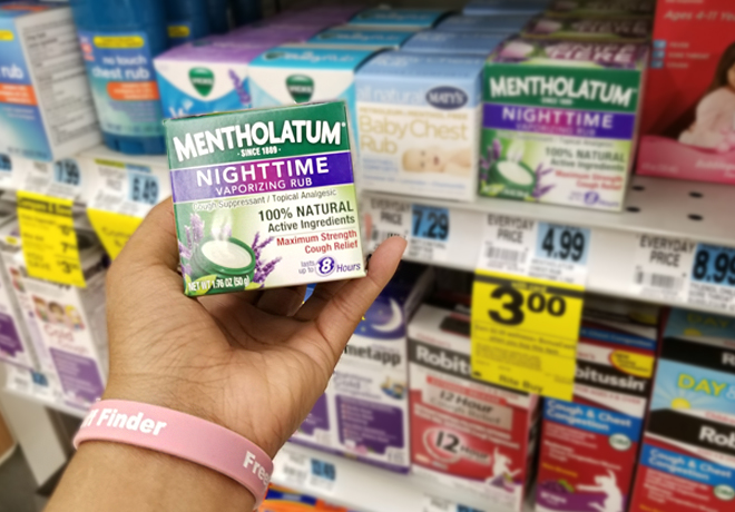 *HOT* FREE Mentholatum Nighttime Vaporizing Rub at Rite Aid