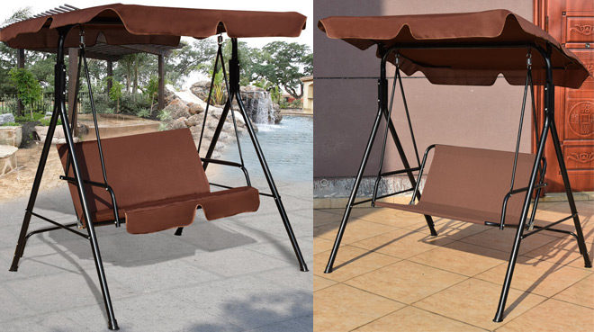 Outdoor Swing Chair ONLY $63.99 + FREE Shipping at Rakuten (Regularly $80)