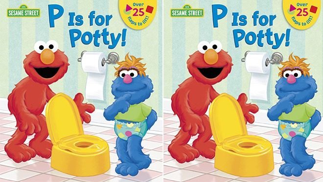 Sesame Street P is for Potty Board Book for Only $3.68 + FREE Pickup