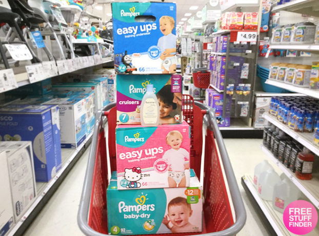 Pampers and Huggies Training Pants for ONLY $14.64 (Reg $25) at Target - Just Use Your Phone!