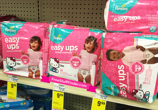 Pampers Easy Ups Training Underwear for ONLY $4.99 at CVS (Reg $12.49)