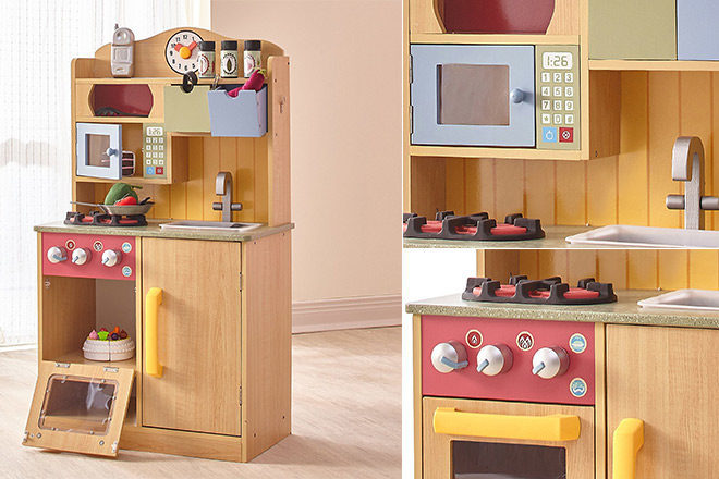 Amazon: Little Chef Wooden Play Kitchen ONLY $66.68 + FREE Shipping (Reg $169)
