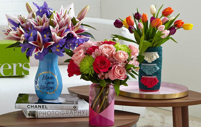 HURRY! 15 Multi-Colored Tulips with Vase & Chocolates for JUST $23.97 (Regularly $49)