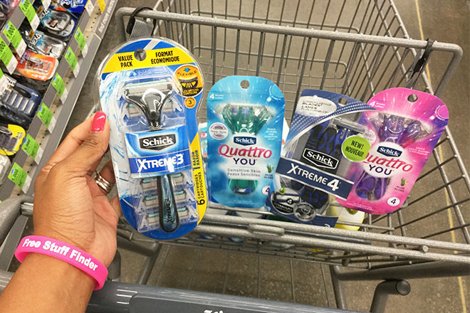 Possible 4 FREE Schick Disposable Razor Packs at Walgreens (After Balance Rewards)