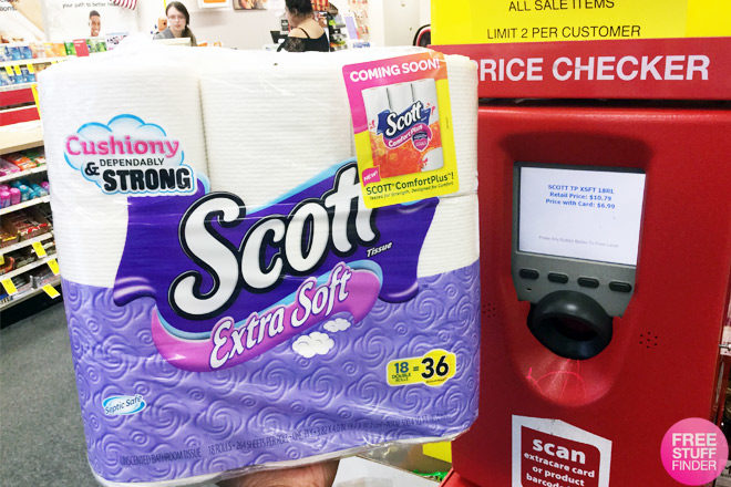 Scott Bath Tissue 18-Ct Pack ONLY $3.49 at CVS (Reg $10.79) - JUST 19¢ per Roll