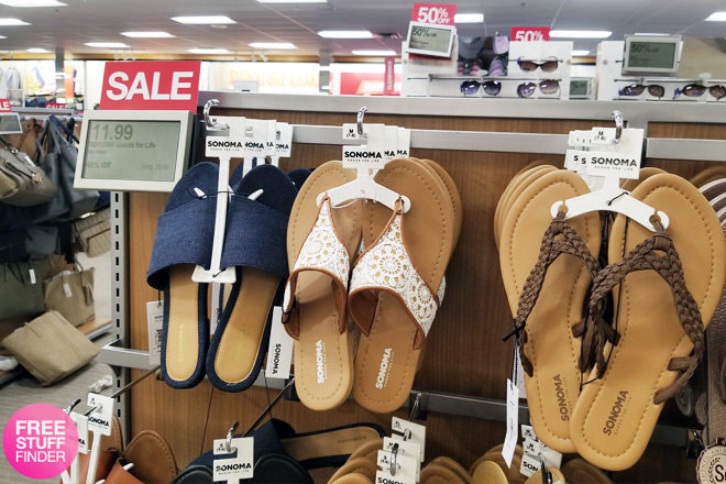 Sonoma Women's Sandals ONLY $8.39 Per Pair at Kohl's + FREE Shipping (REG $20)