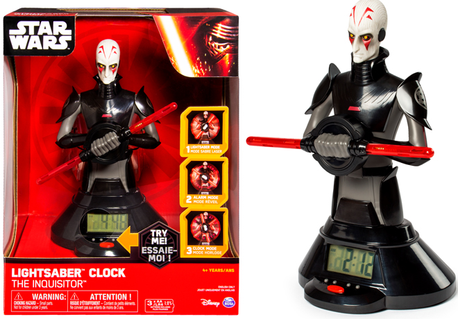 Star Wars Inquisitor Alarm Clock, ONLY $3.01