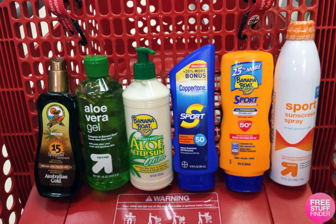 FREE $5 Gift Card with $15 Sun Care Purchase This Week at Target (Stock Up!)