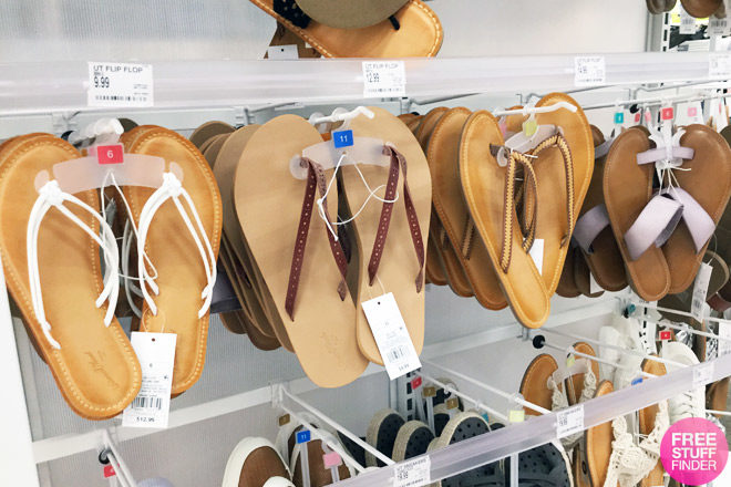 Women's Flip Flop Sandals & Sneakers as Low as $7.99 at Target (Online & In-Store)