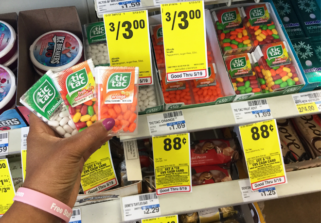 *HOT* Tic Tac Singles ONLY 33¢ at CVS (Stock Up) - Regularly $1.69