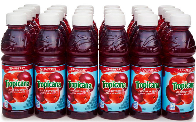 Tropicana Cranberry Cocktail Juice 24-Pack for Only $11.19 on Amazon (Only 47¢ Each!)